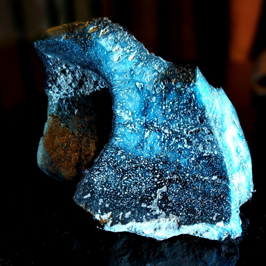 ド迫力！ブルーアイス グレイシアライト ナカウライト原石1,7kg超え巨石 67