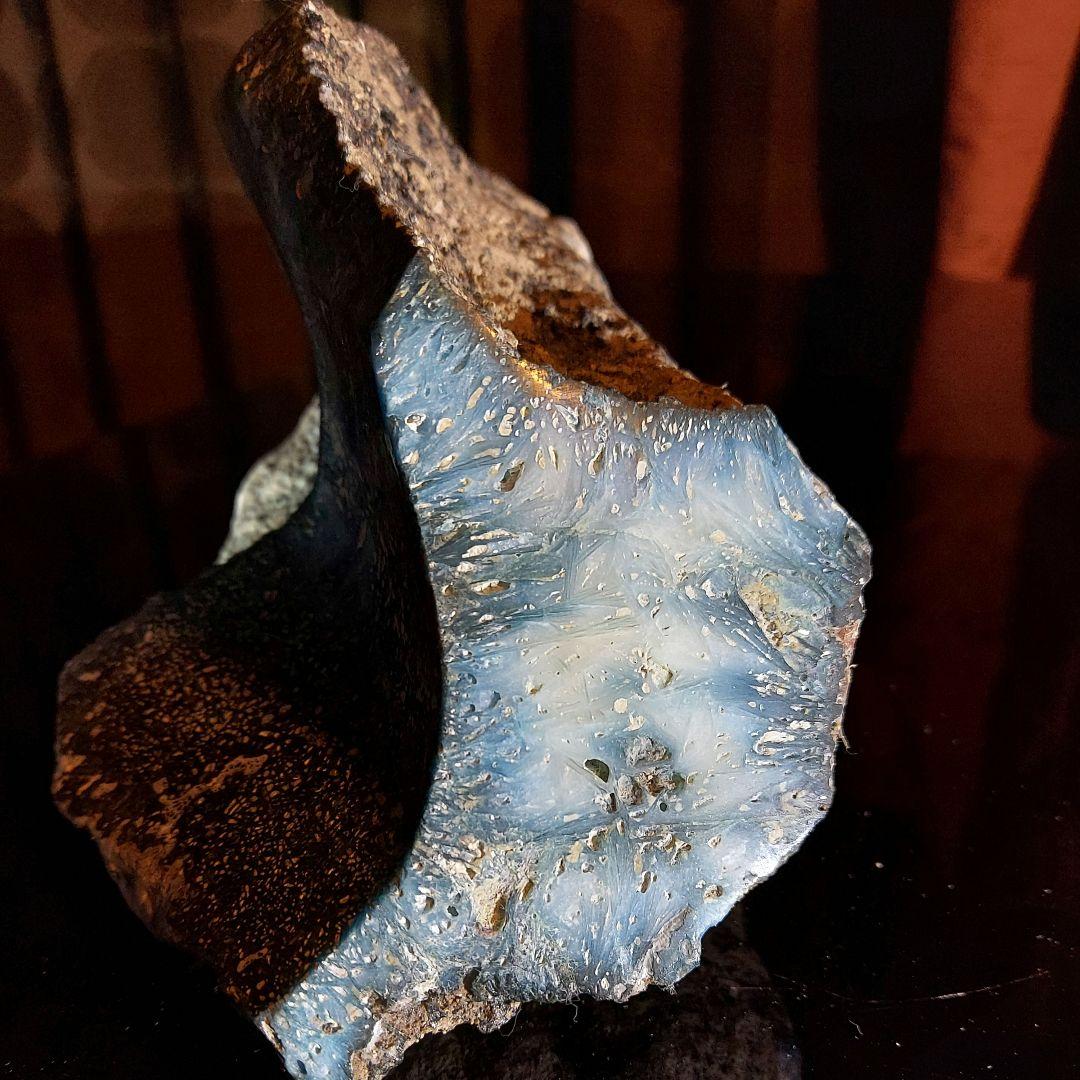 ド迫力！ブルーアイス グレイシアライト ナカウライト原石1,7kg超え巨石 67