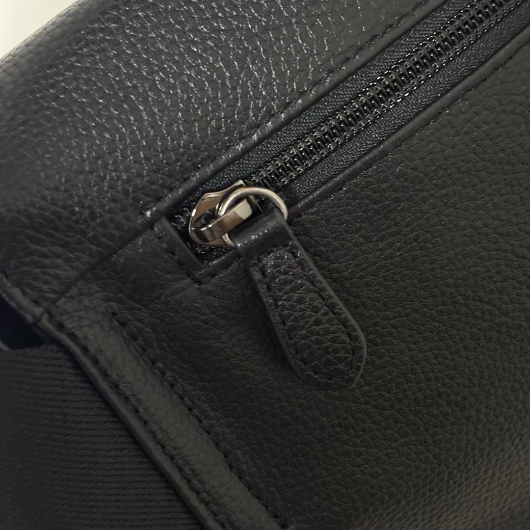 極美品 イアパピヨネ　ワイドテープショルダーバッグ　ボディバッグ　ダルメシアン