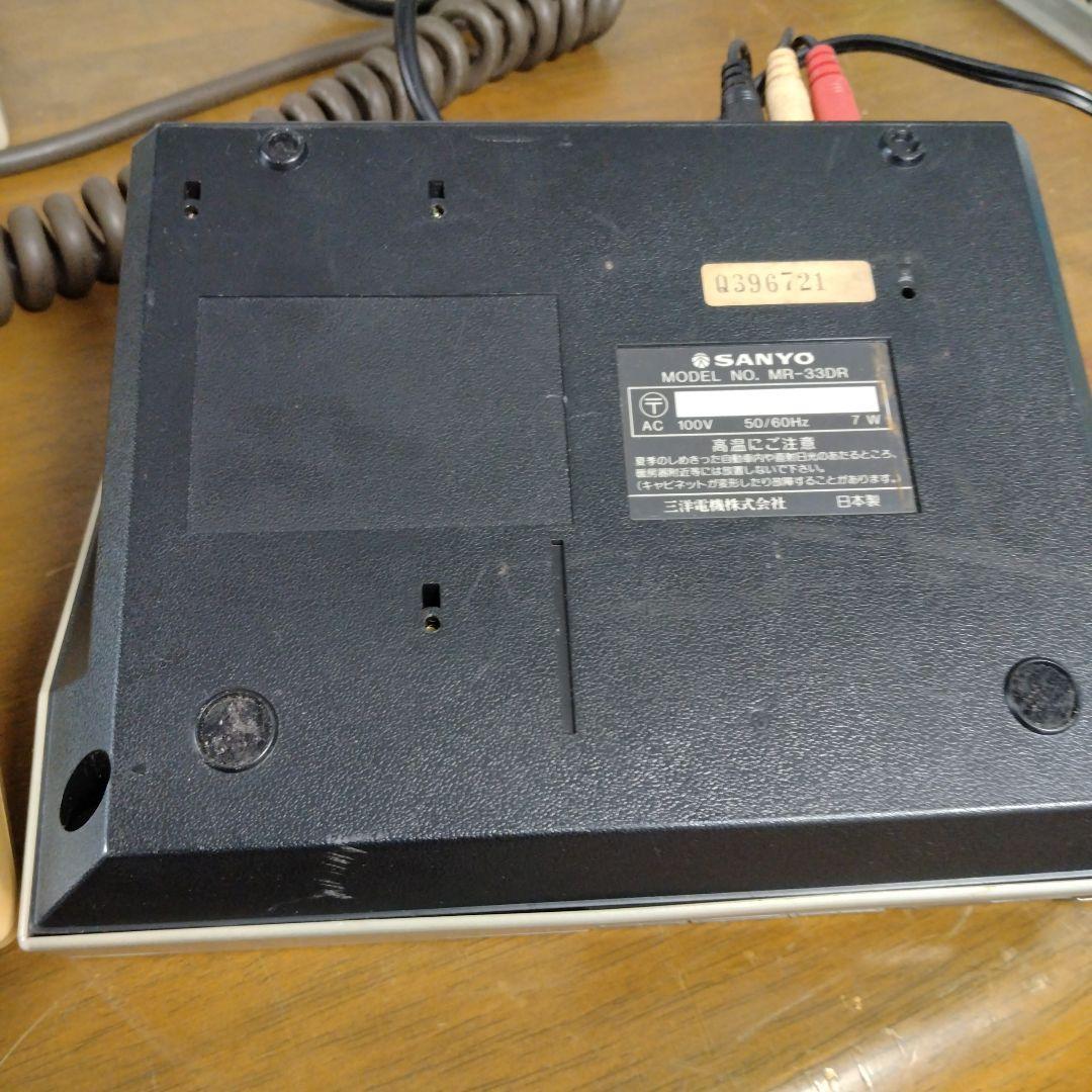 ■SANYO MR-33DR データレコーダー 動作品