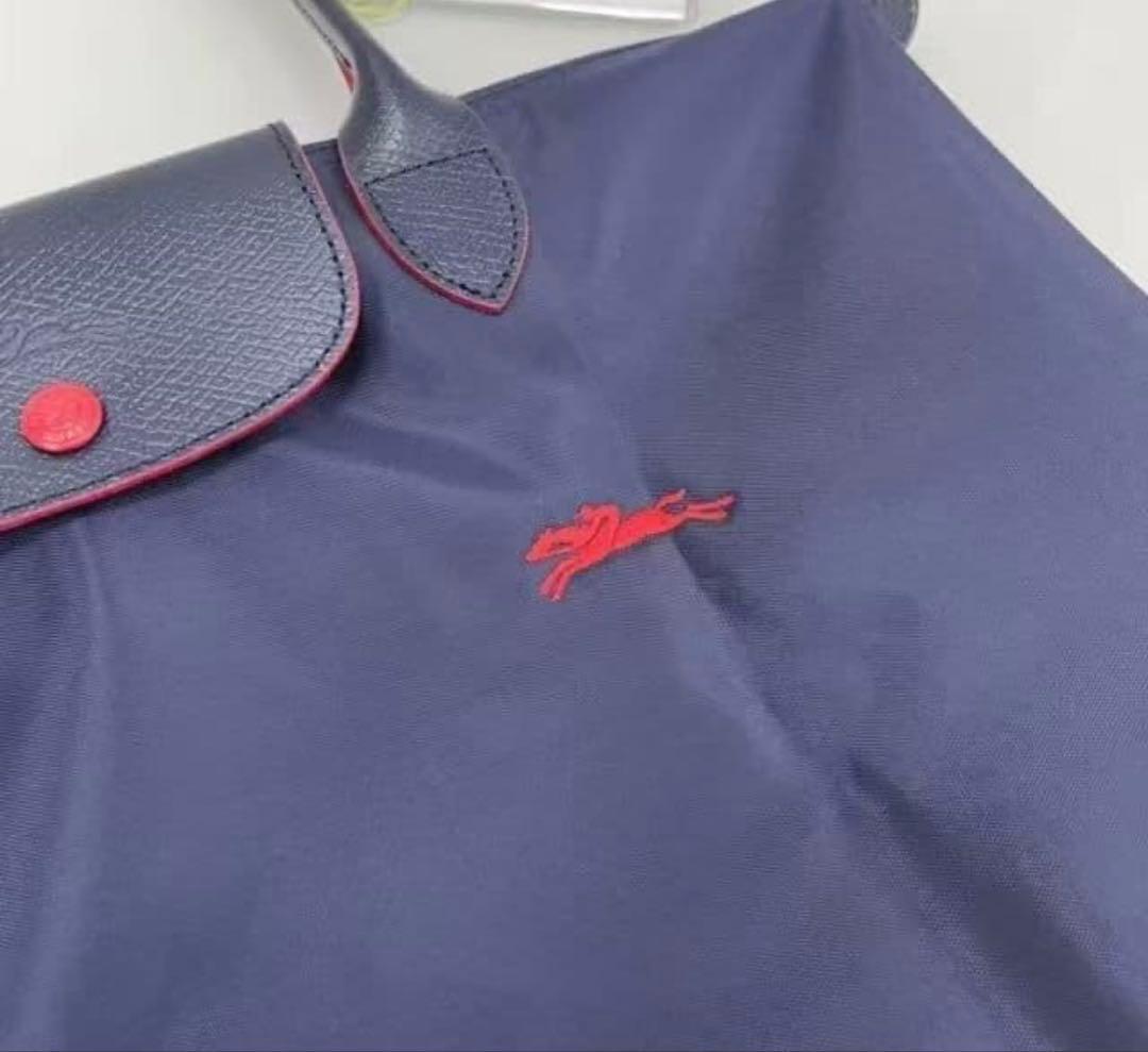 ロンシャンルプリアージュトートバッグボディバッグネイビーエル L新品未使用