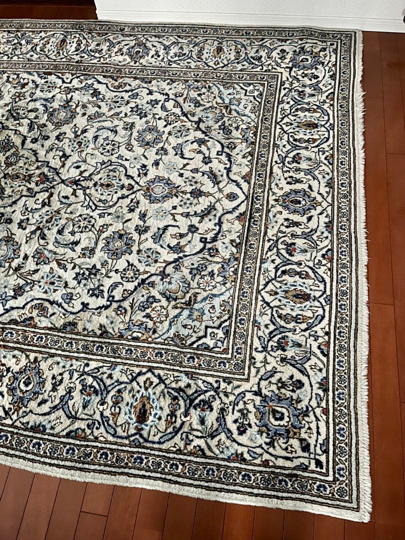 ペルシャ絨毯　カシャンウール　大判　325×197