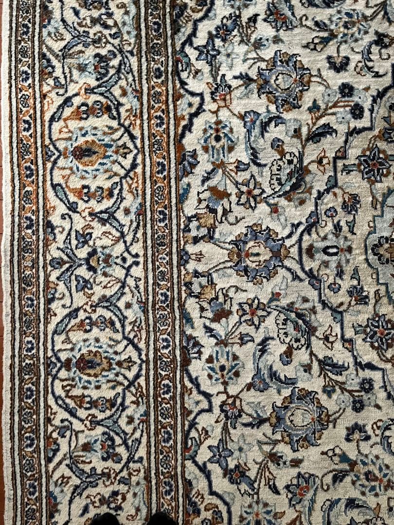 ペルシャ絨毯　カシャンウール　大判　325×197