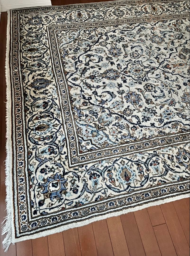 ペルシャ絨毯　カシャンウール　大判　325×197