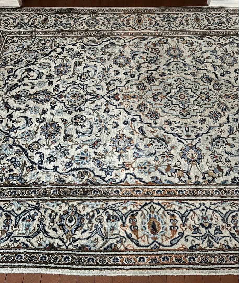 ペルシャ絨毯　カシャンウール　大判　325×197