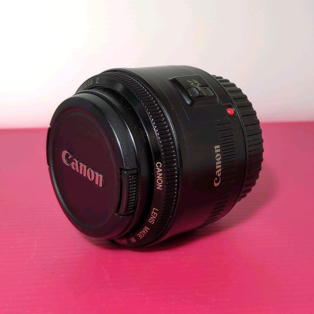 【美品】 Canon EF 50mm F1.8 II キヤノン 単焦点 動確済