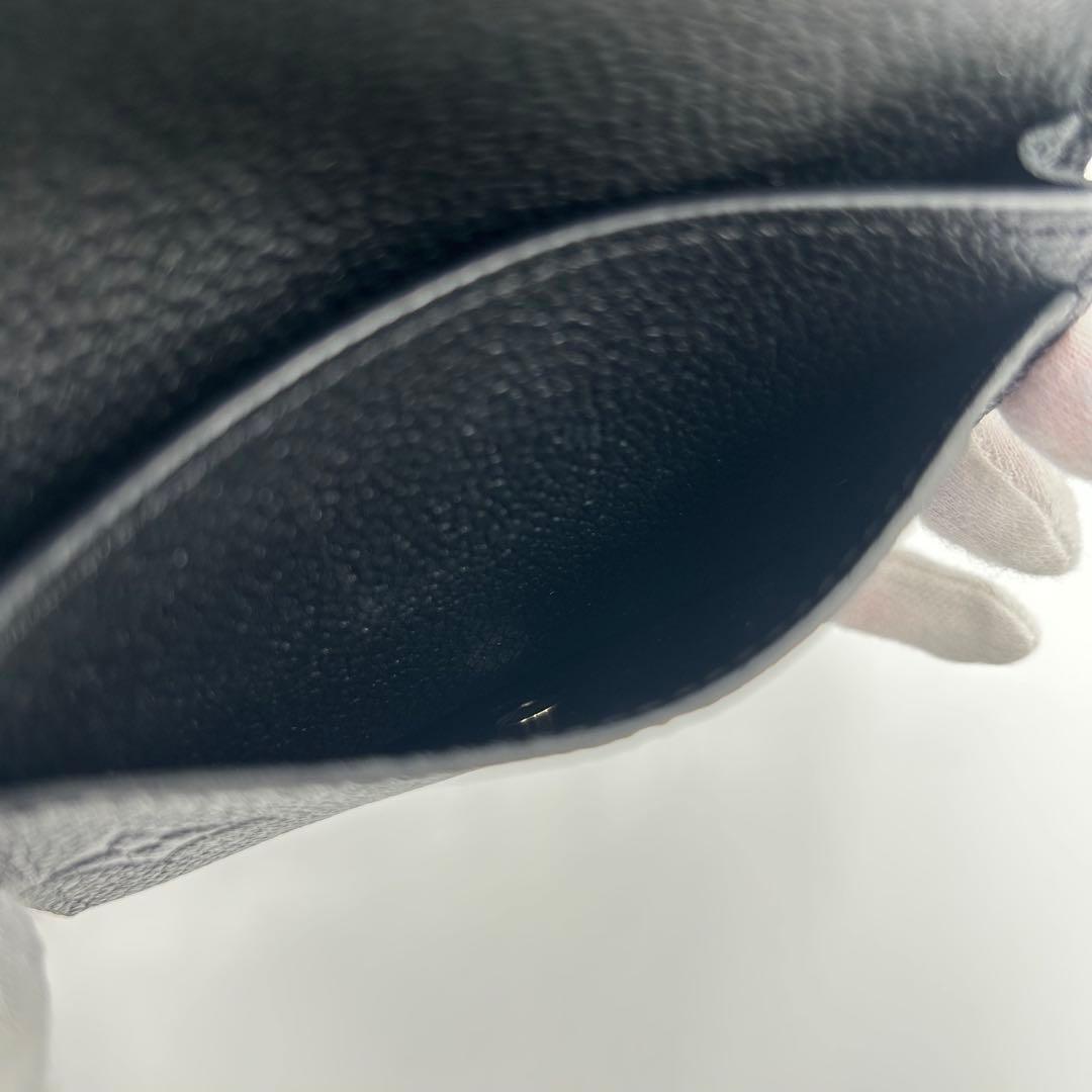 未使用級✨RFID確認済✨ルイヴィトン カードケース　レザー　アンプラント　黒