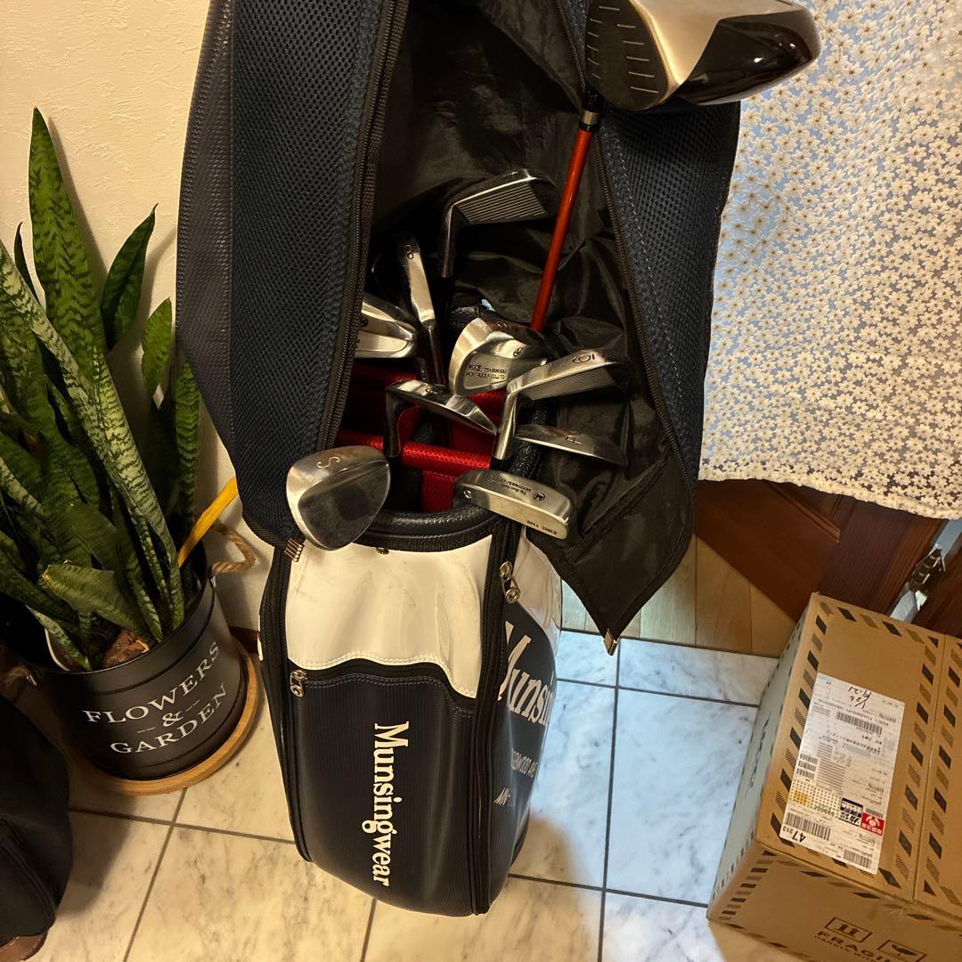森田ゴルフセットおまけMunsingwearキャディーバッグ