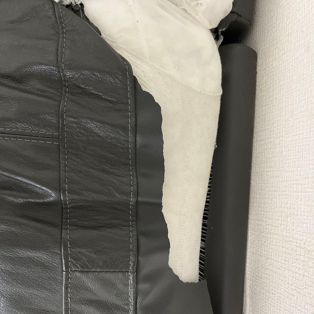 ニトリ　本革　コーナーソファ　ジャンク