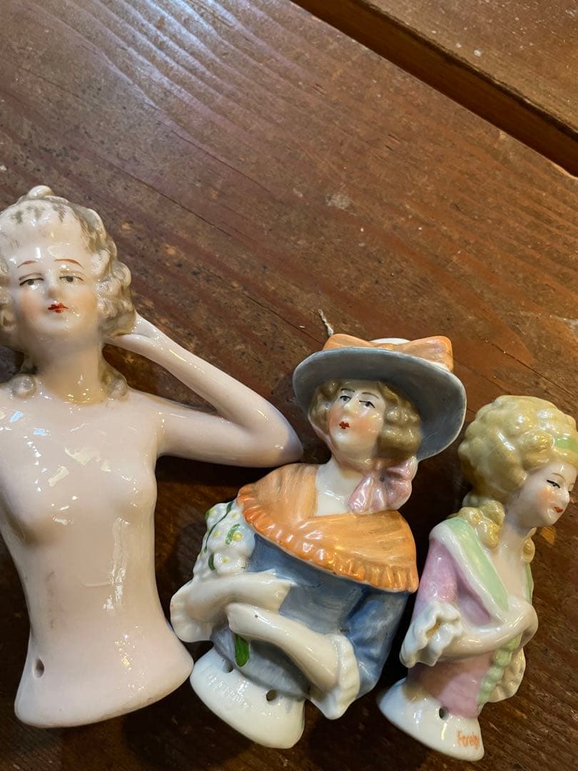 374-イギリス買い付け可愛いハーフドール3体