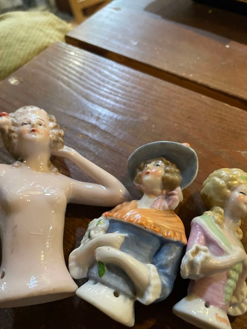 374-イギリス買い付け可愛いハーフドール3体