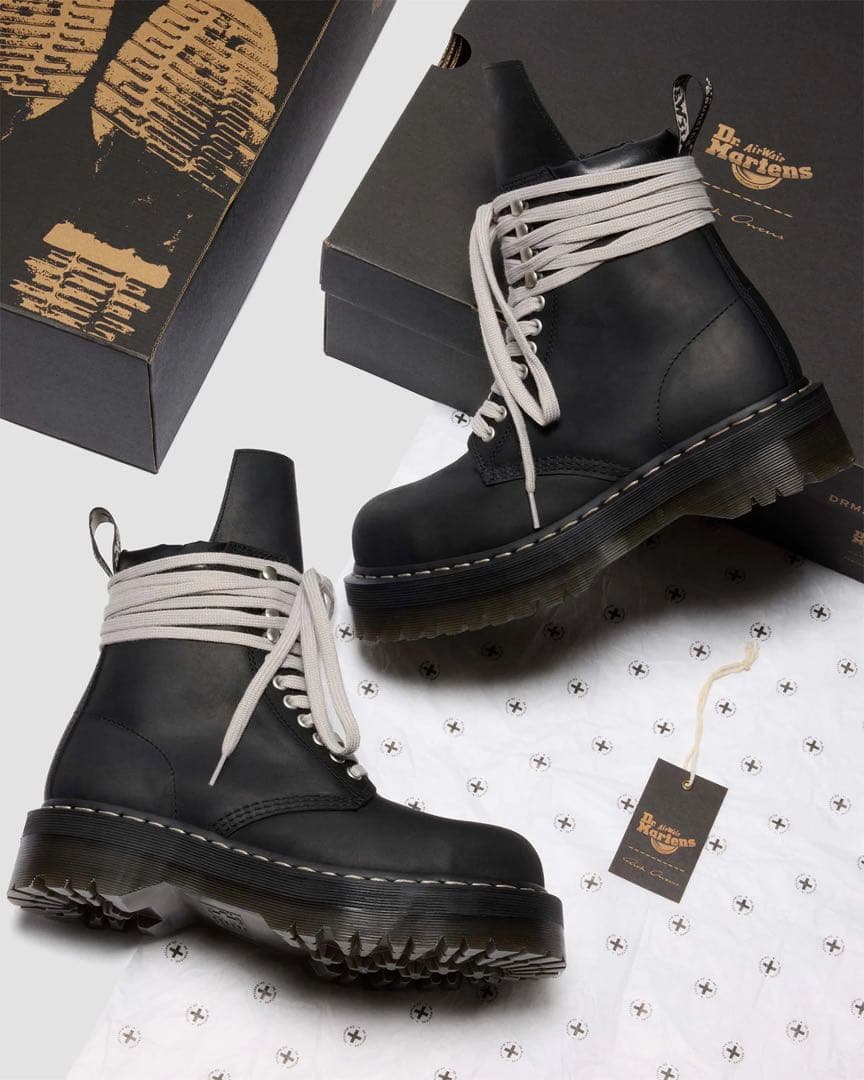 Rick Owens×Dr.martens STEEL TOE BOOT