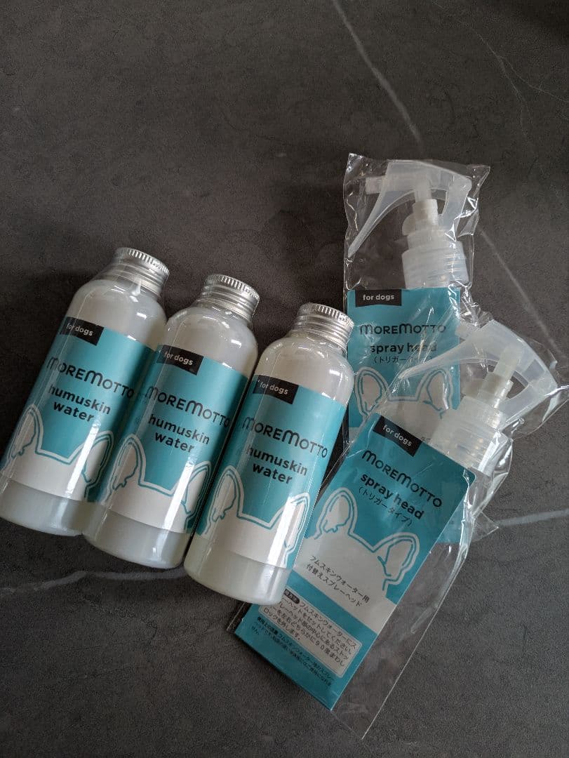 【未使用】モアモット フムスキンウォーター 涙やけ ニオイケア 120ml 3本