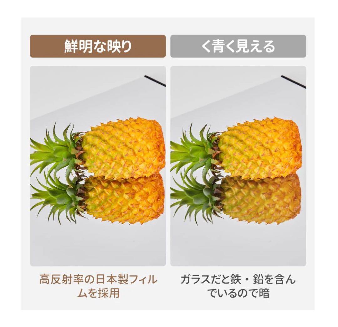 2WAYミラー 割れないタイプ 壁掛け・スタンド式