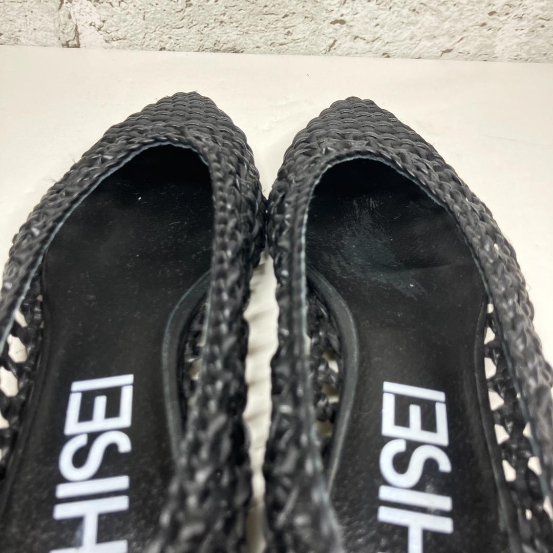 【極美品】シーセイ SHISEI メッシュ ポインテッドトゥ 23.0