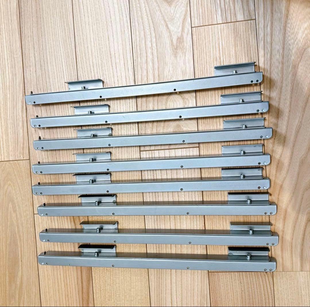 無印良品 ステンレスユニットシェルフ ワイヤーバスケット 4段