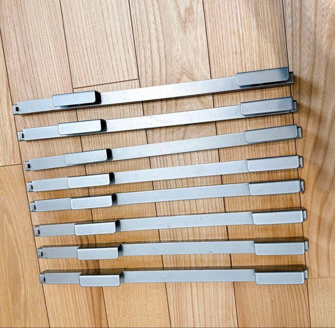 無印良品 ステンレスユニットシェルフ ワイヤーバスケット 4段