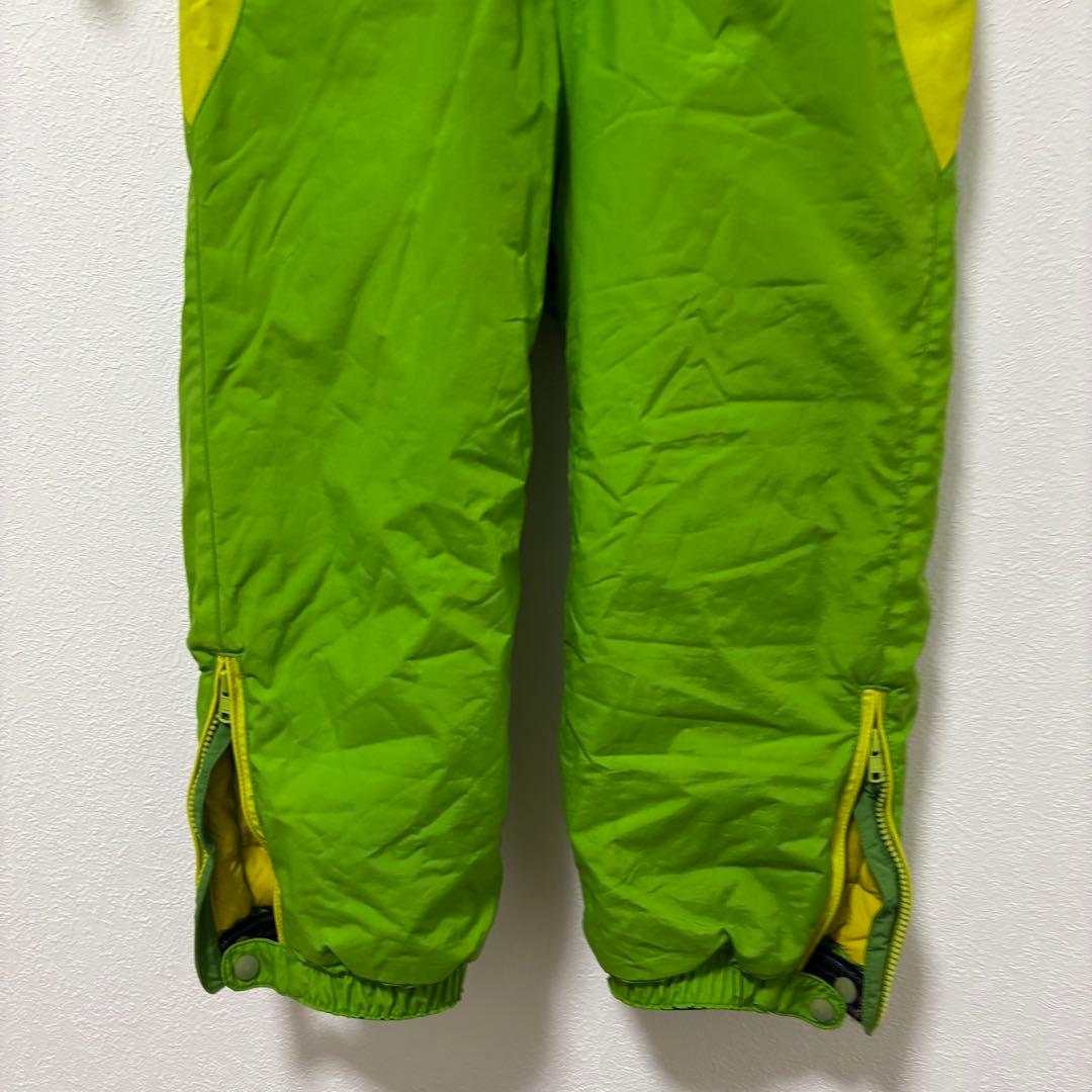 mont-bell キッズ フード付きジャンプスーツ 110 グリーン