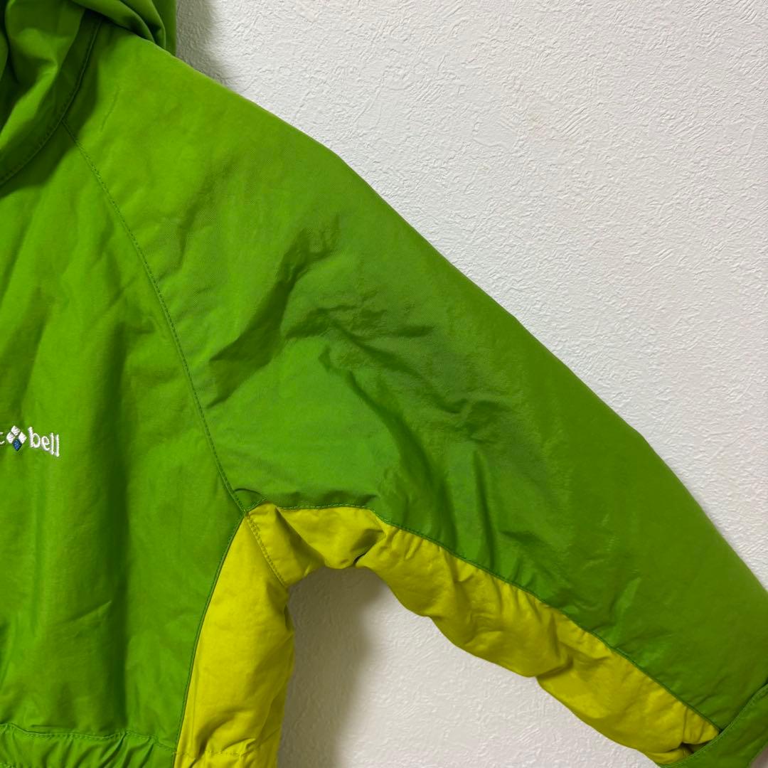 mont-bell キッズ フード付きジャンプスーツ 110 グリーン
