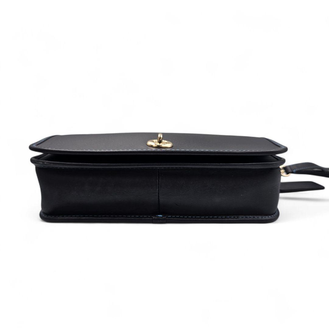 美品　 COACH ディンキー ターンロック ショルダーバッグ クラブタンレザー