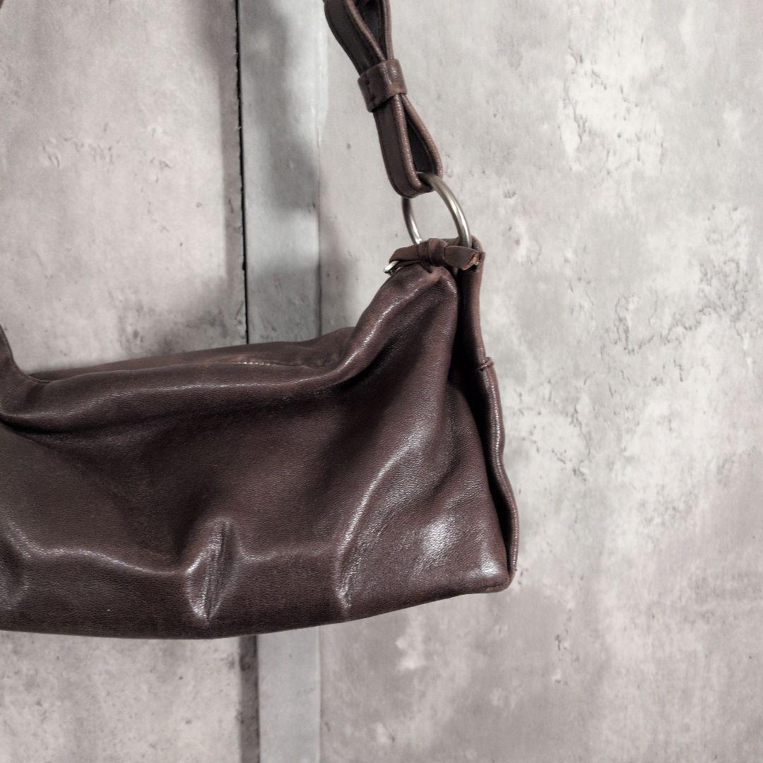 【old】 BOTTEGA VENETA 本皮イントレチャート ハンドバッグ