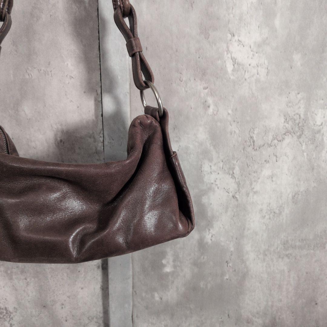 【old】 BOTTEGA VENETA 本皮イントレチャート ハンドバッグ