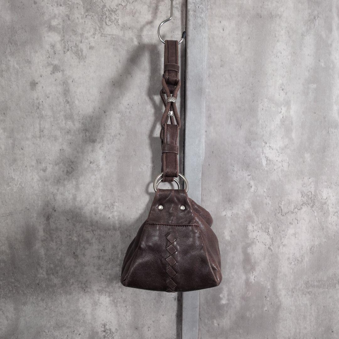 【old】 BOTTEGA VENETA 本皮イントレチャート ハンドバッグ