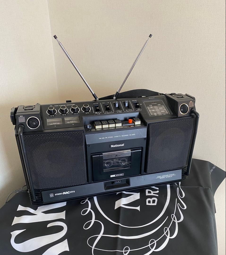 ナショナルRS-4250 ステレオMAC ST-5 ラジオカセットデッキ 当時品