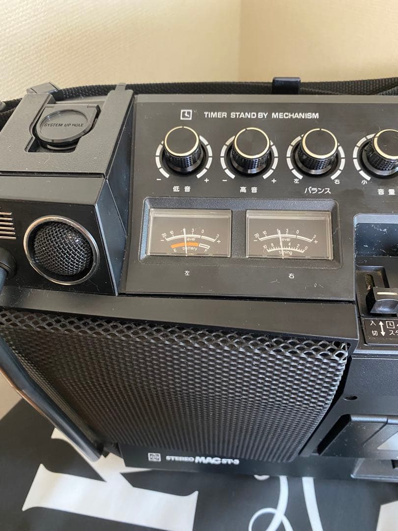 ナショナルRS-4250 ステレオMAC ST-5 ラジオカセットデッキ 当時品