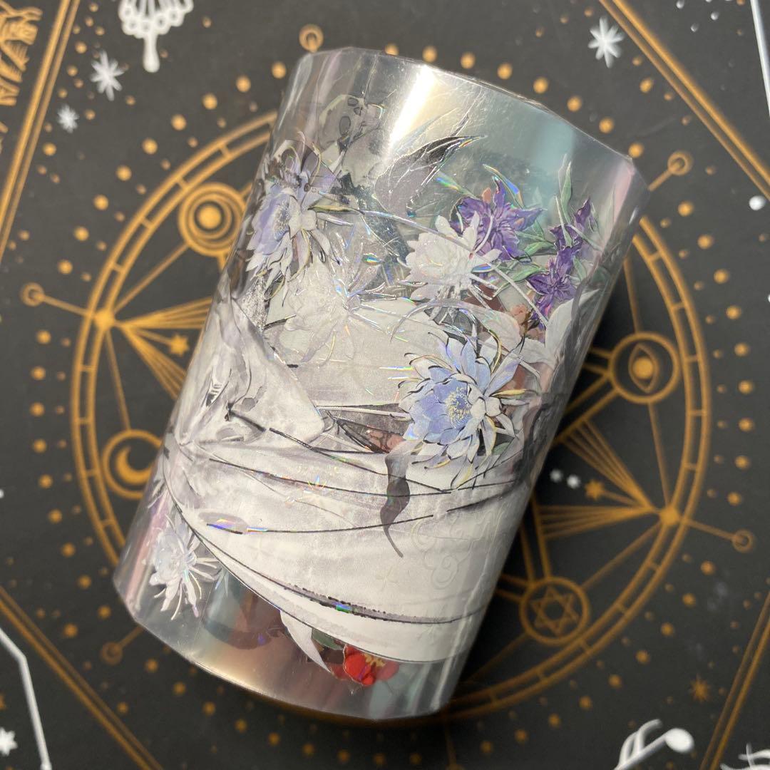 【C1】海外　10m巻　貝殻光マスキングテープ　人物系/背景系/装飾系