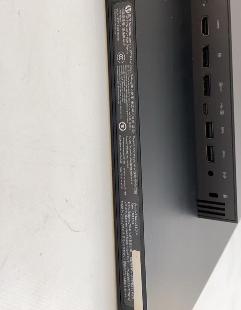 HP Z27n G2 27インチ 2K モニター Type-C