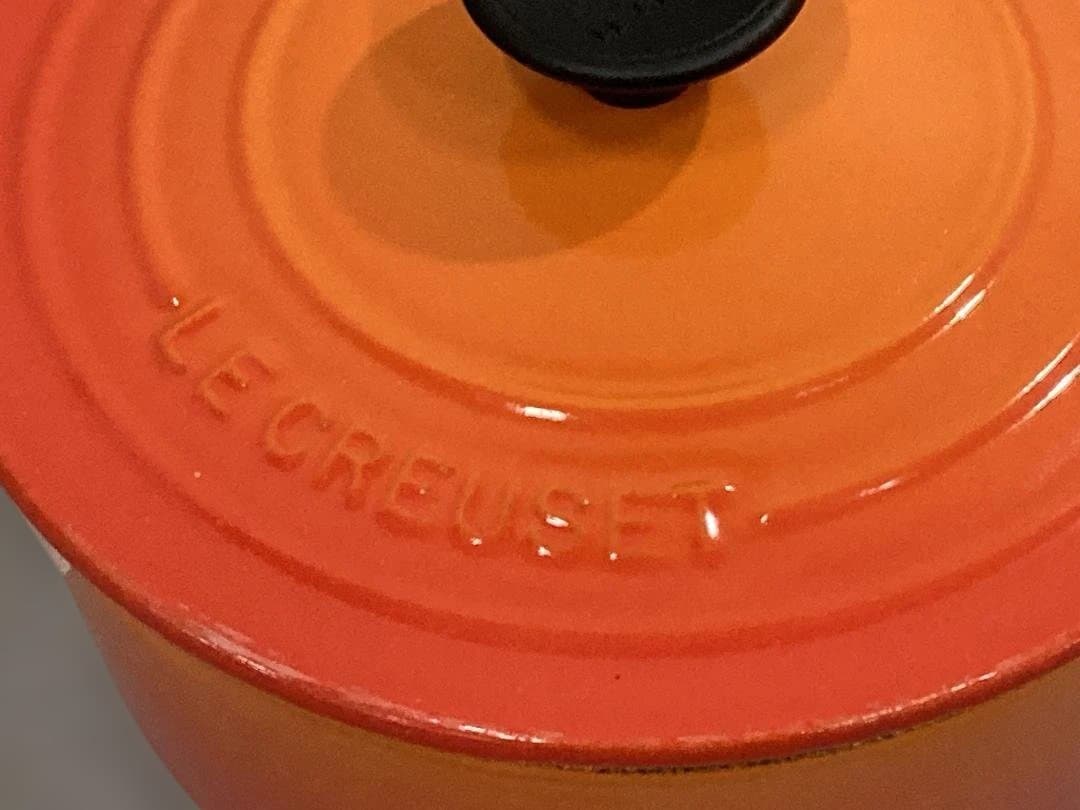 LE CREUSET ココット・ロンド　オレンジ 18cm ル・クルーゼ