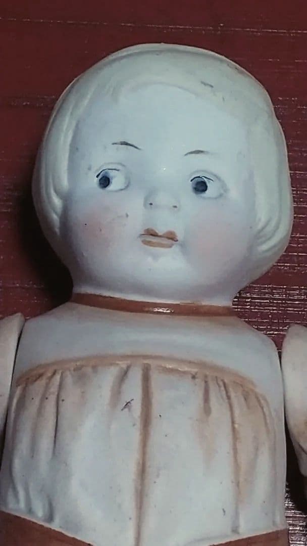 Hertwig❀アンティークビスクドール　大きめ20cm♪ミニベア付