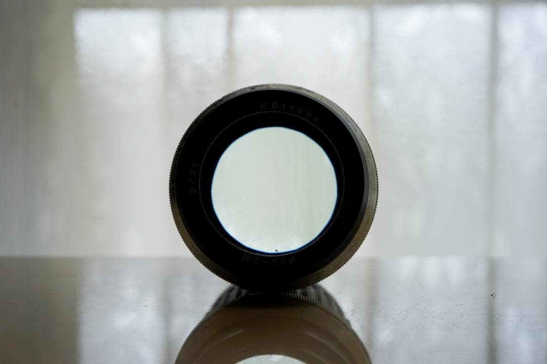 KMZ PO-2-2M 75mm f2 ライカM改 虹ゴースト グルグルボケ