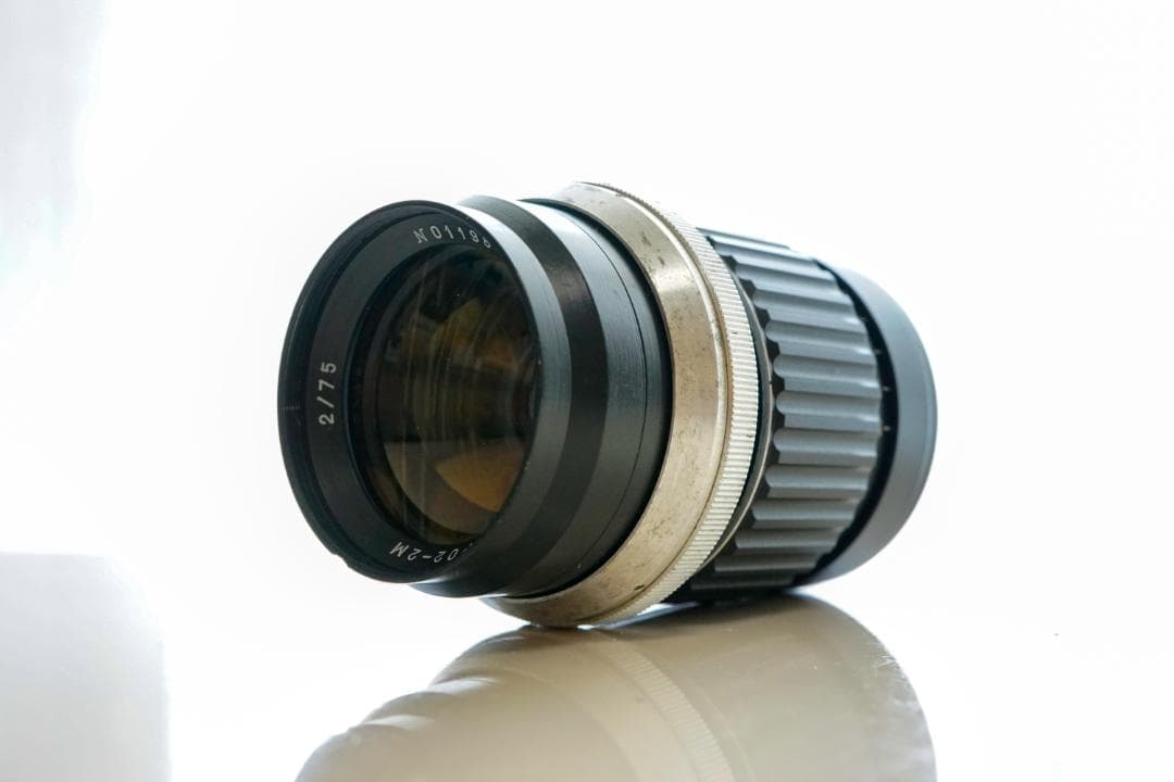 KMZ PO-2-2M 75mm f2 ライカM改 虹ゴースト グルグルボケ