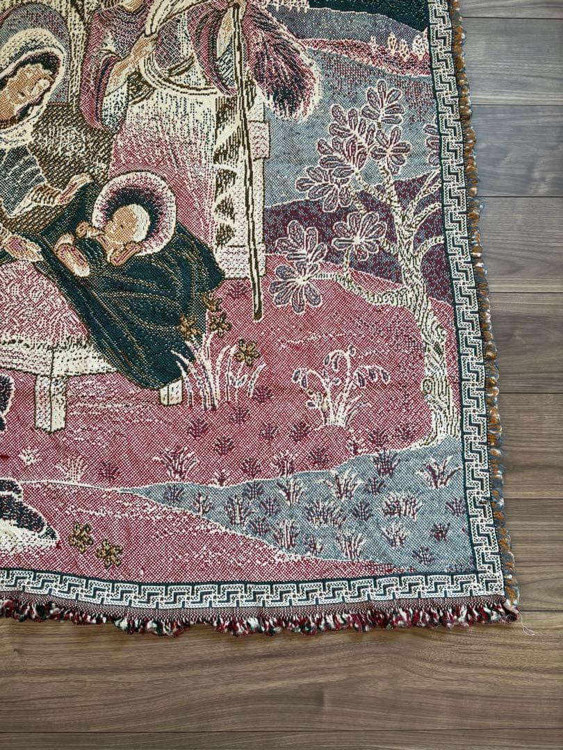 イエスきリスト誕生絵画け　タペストリー 約142cm x 116cm