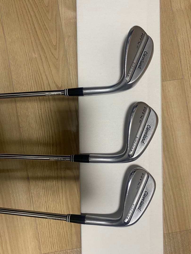 クリーブランドウェッジ RTX6ZIPCORE 3本セット(48、52、56)