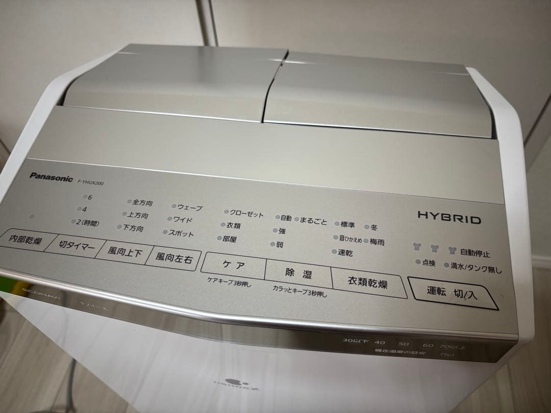 Panasonic ナノイーX ハイブリッド除湿機