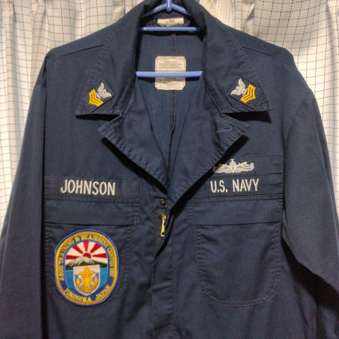 U.S. NAVY オーバーオール・つなぎ ネイビー ミリタリー　米軍　44L