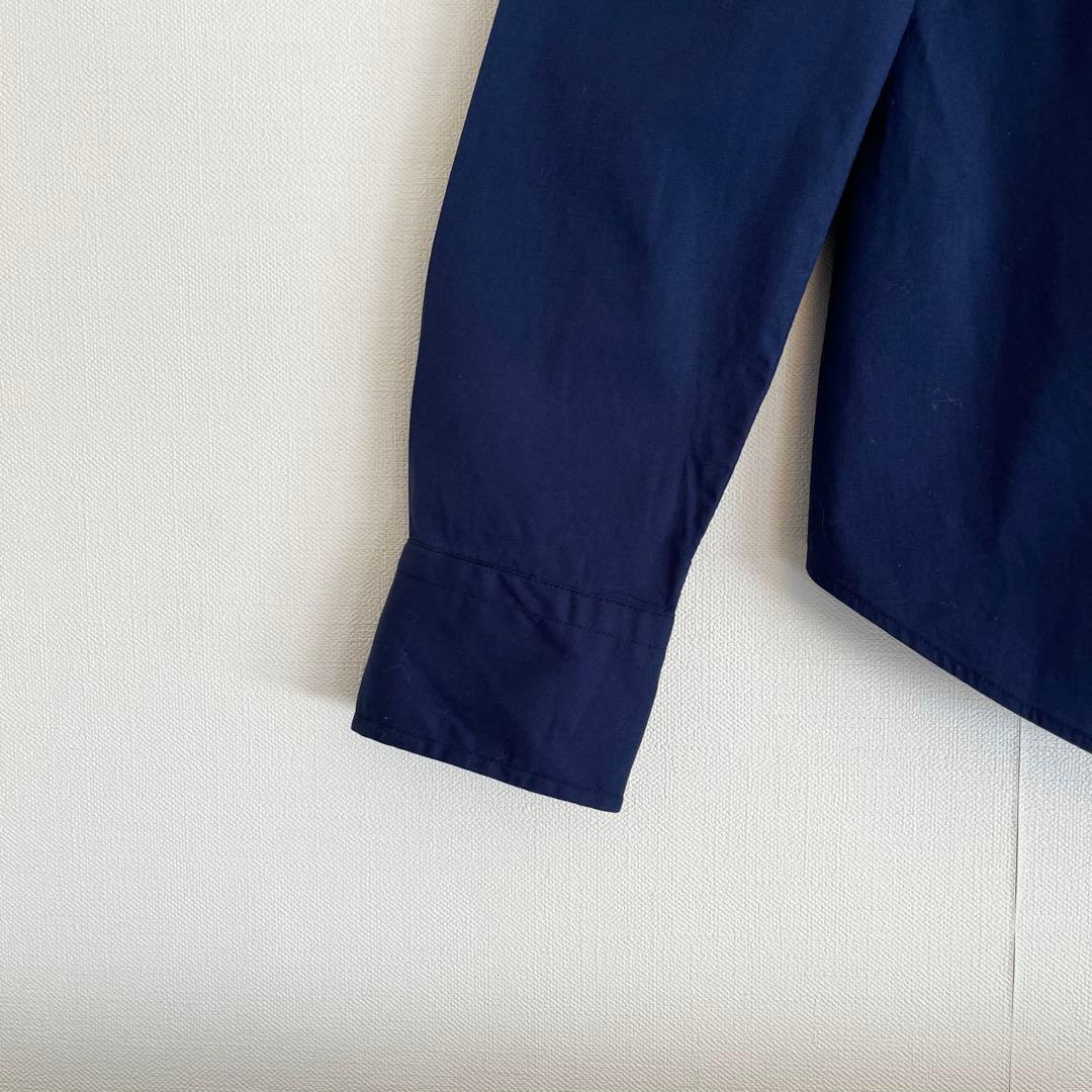 【希少人気★品の良いネイビー★未使用に近い】ラルフローレンドレスシャツ★サイズ6