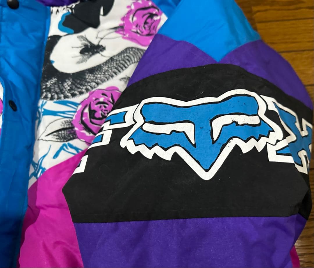 只*好様 未使用　vintage fox image マルチ柄　ジャケット　ho