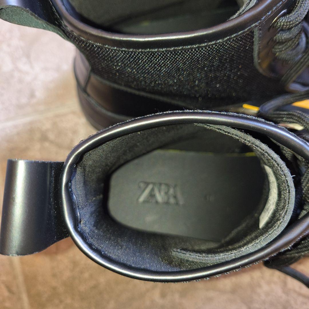 希少【新品未使用】ZARA VIBRAM レザーブーツ 26.5