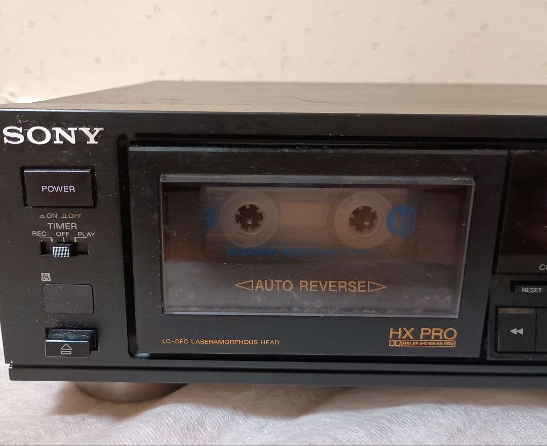 SONY TC-K500R カセットデッキ 再生確認済 HX Pro