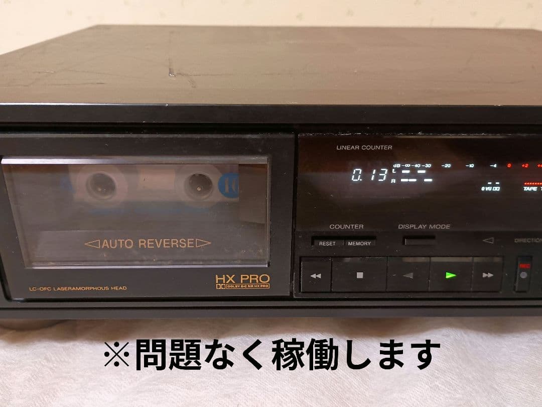 SONY TC-K500R カセットデッキ 再生確認済 HX Pro