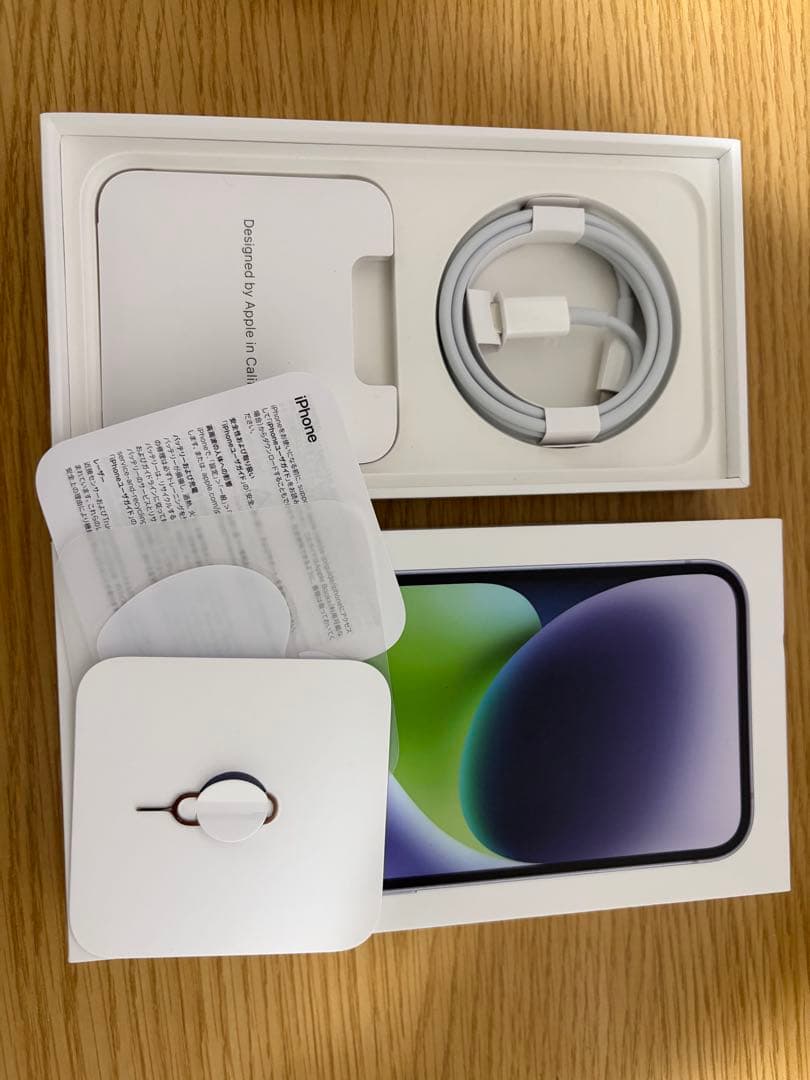 iPhone 14 256Gパープル 本体
