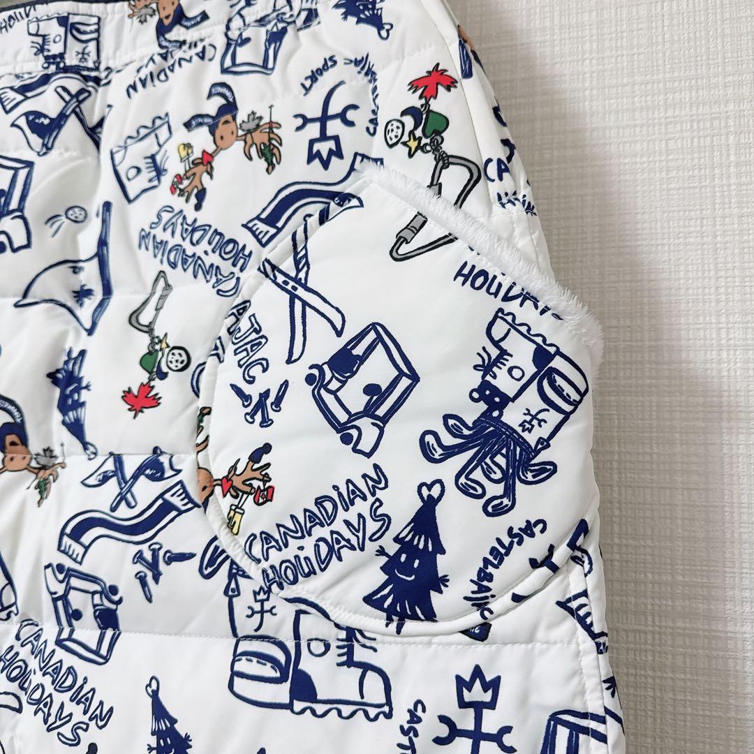 カステルバジャック スポーツ ダウン スカート 防寒 防風 中綿ダウン 38