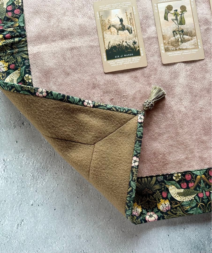 ウィリアムモリス ハンドメイドタロットクロス Made in JAPAN
