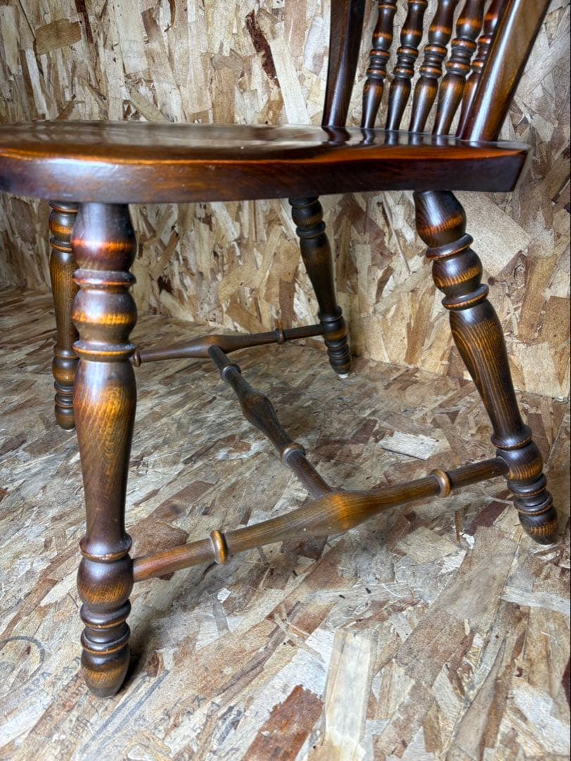 ②カリモク ウィンザーチェア ヴィンテージ アンティーク ダイニングチェア