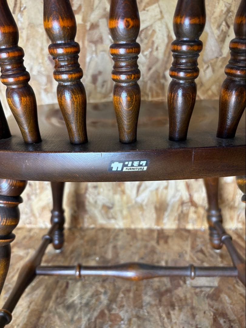 ②カリモク ウィンザーチェア ヴィンテージ アンティーク ダイニングチェア