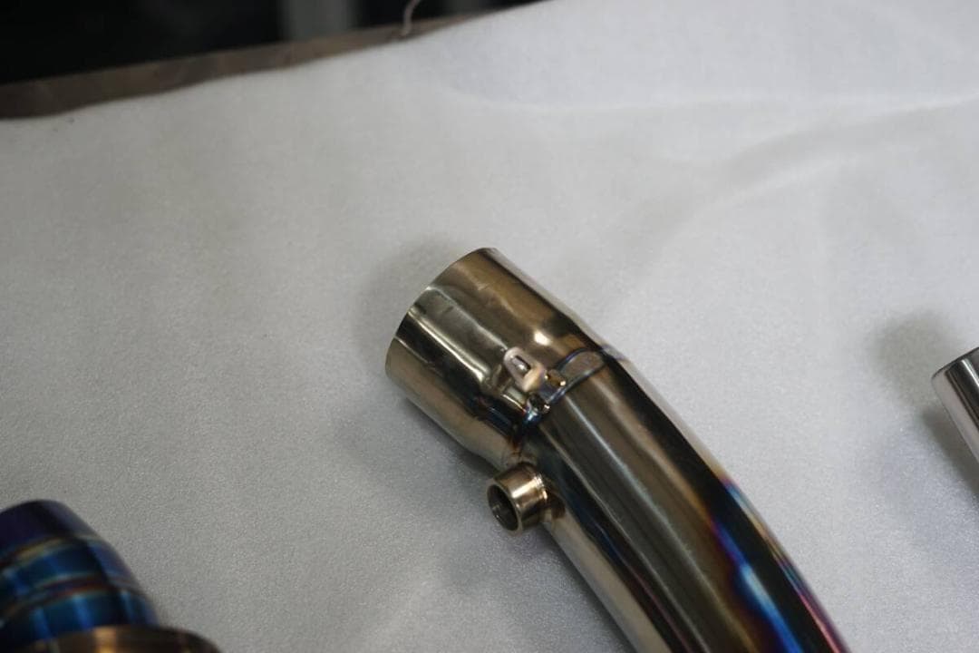 Z900RS 手曲げ　チタンマフラー　サイレンサー付き　Javi Motor